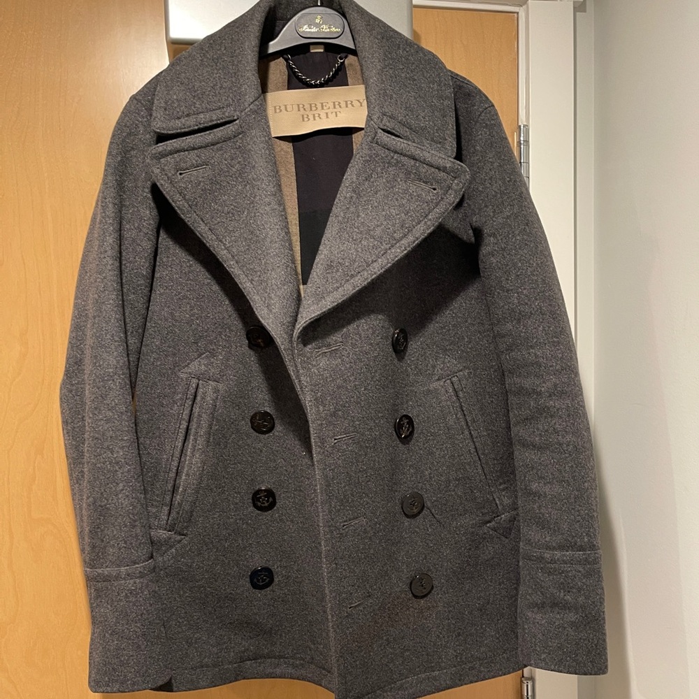 Burberry pea coat size S